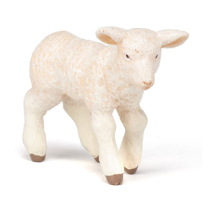 PAPO Farmyard Friends Merinos Lamb Toy Figure, White (51047)