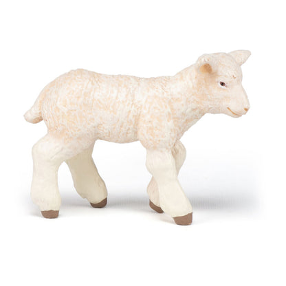 PAPO Farmyard Friends Merinos Lamb Toy Figure, White (51047)
