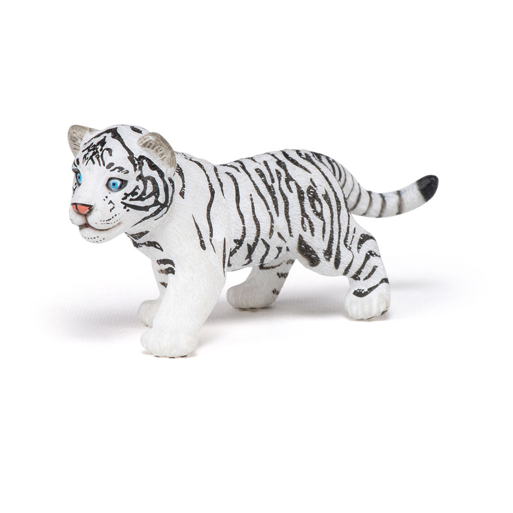 Papo -Handbemalt - Figuren -Wildtiere Der Welt-Weißes Tigerjunges-50048-Sammelbar-Für Kinder - Geeignet für Jungen und Mädchen - Ab 3 Jahren