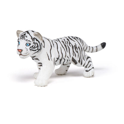Papo -Handbemalt - Figuren -Wildtiere Der Welt-Weißes Tigerjunges-50048-Sammelbar-Für Kinder - Geeignet für Jungen und Mädchen - Ab 3 Jahren