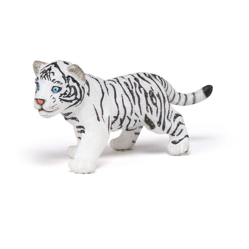 Papo -Handbemalt - Figuren -Wildtiere Der Welt-Weißes Tigerjunges-50048-Sammelbar-Für Kinder - Geeignet für Jungen und Mädchen - Ab 3 Jahren