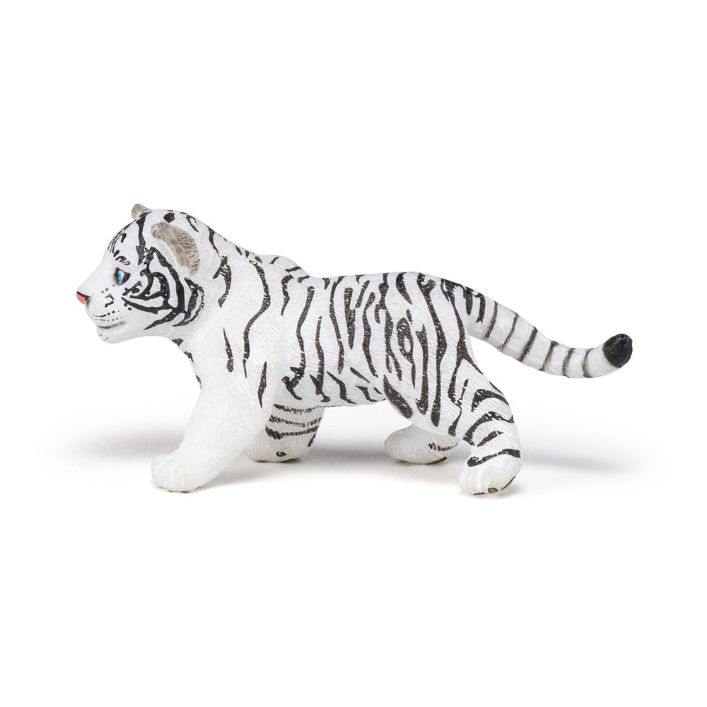 Papo -Handbemalt - Figuren -Wildtiere Der Welt-Weißes Tigerjunges-50048-Sammelbar-Für Kinder - Geeignet für Jungen und Mädchen - Ab 3 Jahren