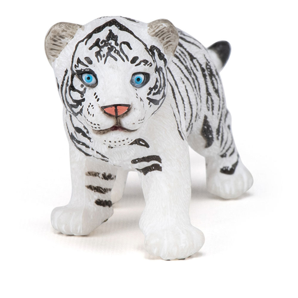 Papo -Handbemalt - Figuren -Wildtiere Der Welt-Weißes Tigerjunges-50048-Sammelbar-Für Kinder - Geeignet für Jungen und Mädchen - Ab 3 Jahren
