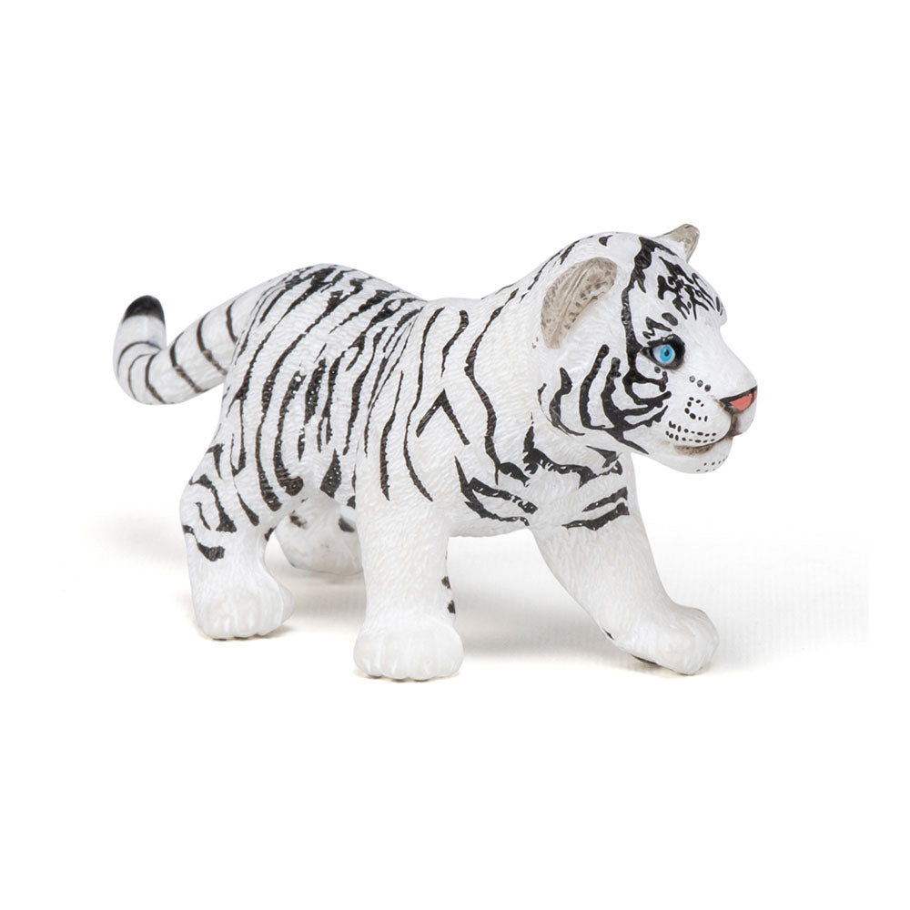 Papo -Handbemalt - Figuren -Wildtiere Der Welt-Weißes Tigerjunges-50048-Sammelbar-Für Kinder - Geeignet für Jungen und Mädchen - Ab 3 Jahren