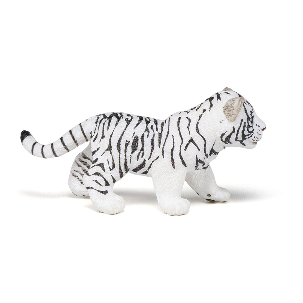 Papo -Handbemalt - Figuren -Wildtiere Der Welt-Weißes Tigerjunges-50048-Sammelbar-Für Kinder - Geeignet für Jungen und Mädchen - Ab 3 Jahren