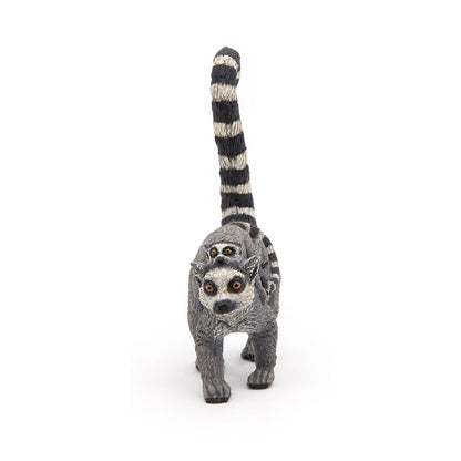 PAPO Wild Animal Kingdom Lemur and Baby Toy Figure, Multi-colour (50173)
