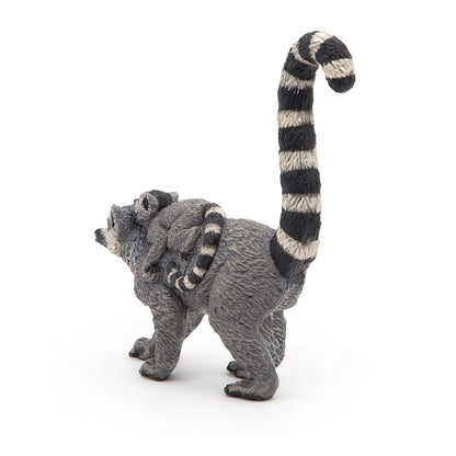 PAPO Wild Animal Kingdom Lemur and Baby Toy Figure, Multi-colour (50173)