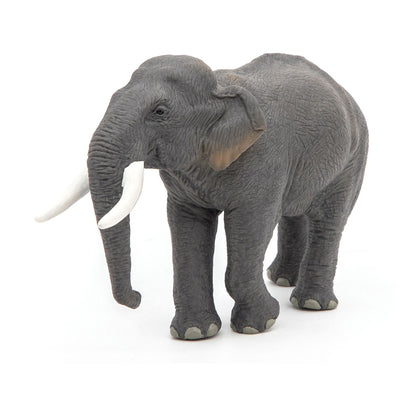 PAPO Wild Animal Kingdom Asian Elephant Toy Figure, Grey (50131)