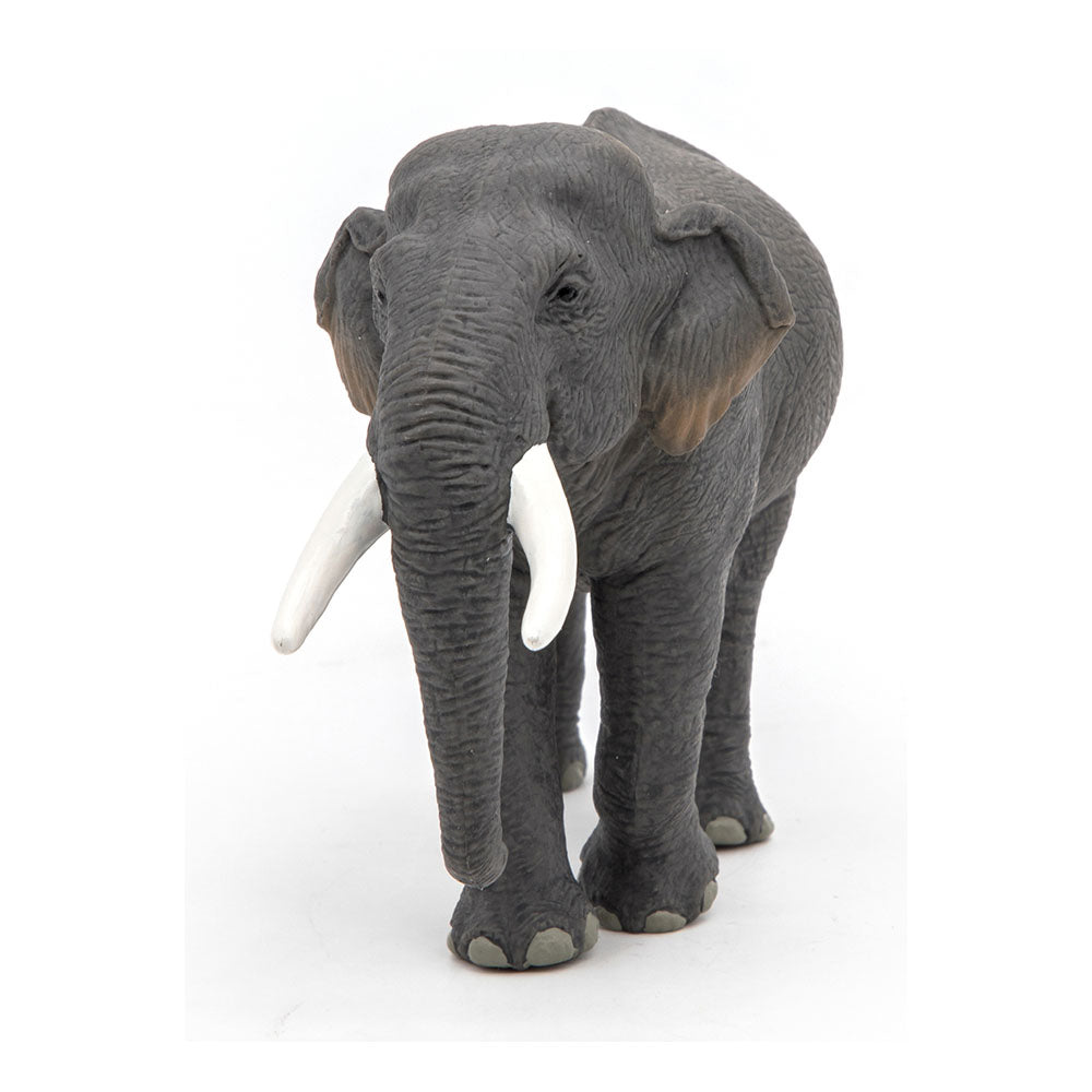 PAPO Wild Animal Kingdom Asian Elephant Toy Figure, Grey (50131)