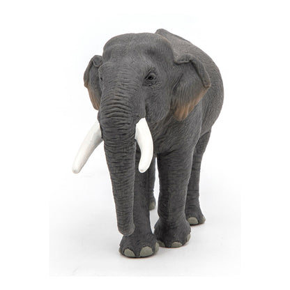 PAPO Wild Animal Kingdom Asian Elephant Toy Figure, Grey (50131)