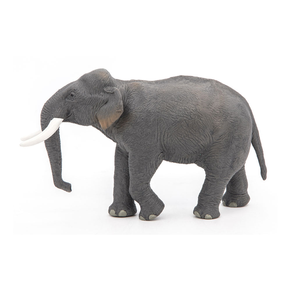 PAPO Wild Animal Kingdom Asian Elephant Toy Figure, Grey (50131)