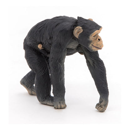 PAPO Wild Animal Kingdom Chimpanzee and Baby Toy Figure, Black (50194)