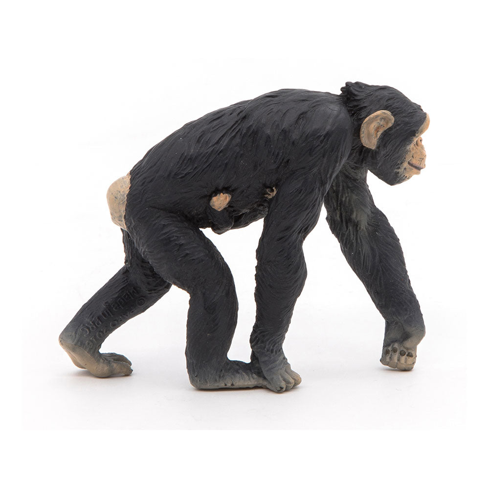 PAPO Wild Animal Kingdom Chimpanzee and Baby Toy Figure, Black (50194)