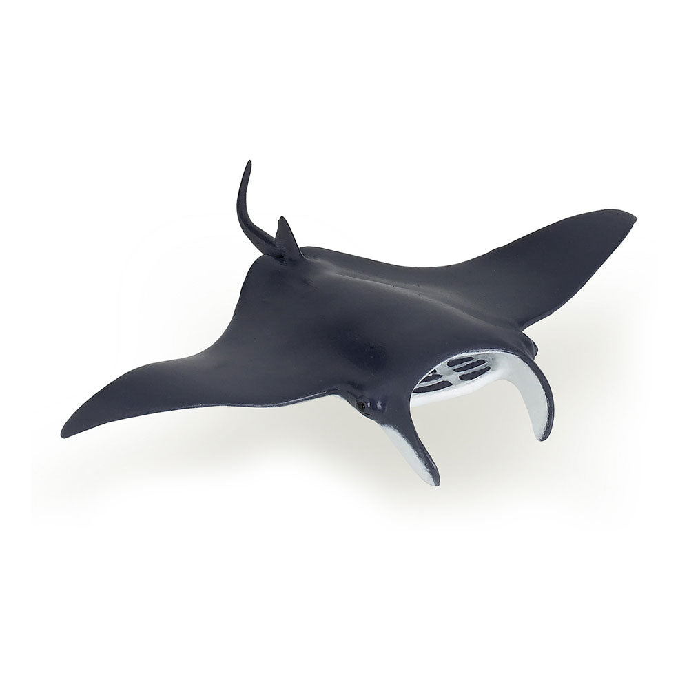 PAPO Marine Life Manta Ray Toy Figure, Grey/White (56006)
