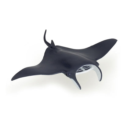 PAPO Marine Life Manta Ray Toy Figure, Grey/White (56006)