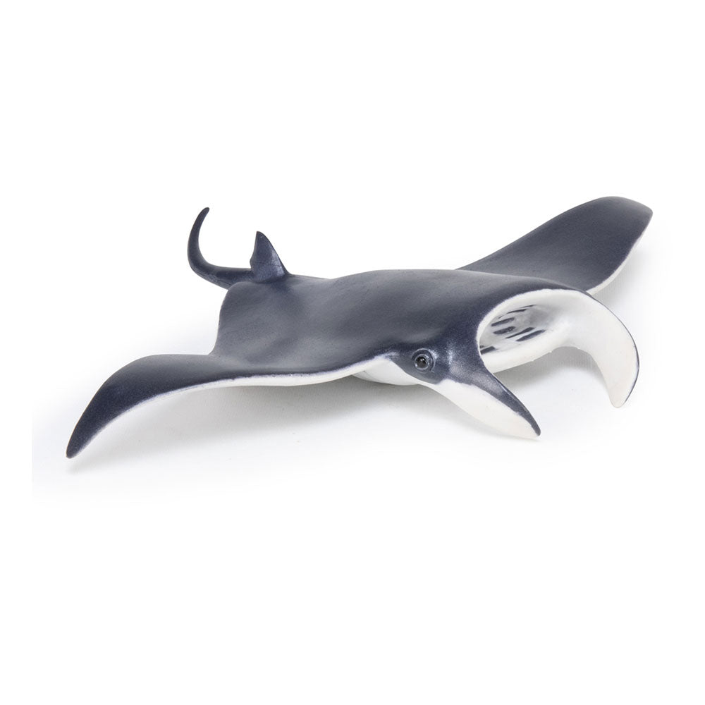 PAPO Marine Life Manta Ray Toy Figure, Grey/White (56006)