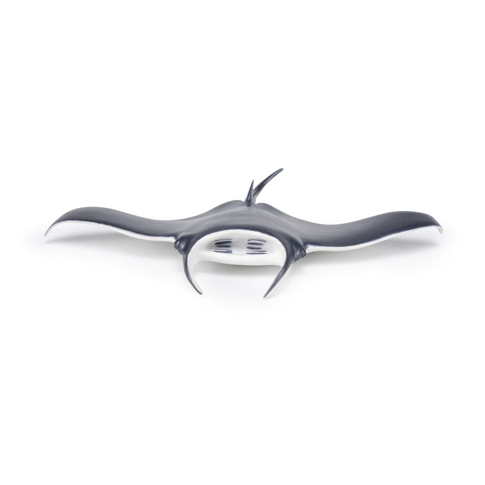 PAPO Marine Life Manta Ray Toy Figure, Grey/White (56006)