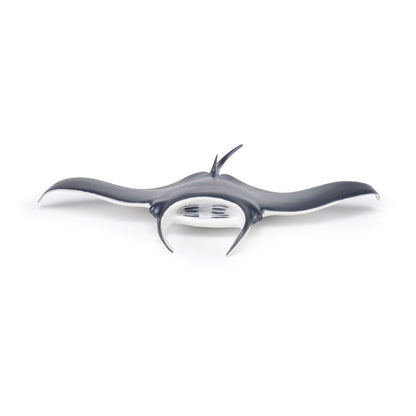 PAPO Marine Life Manta Ray Toy Figure, Grey/White (56006)