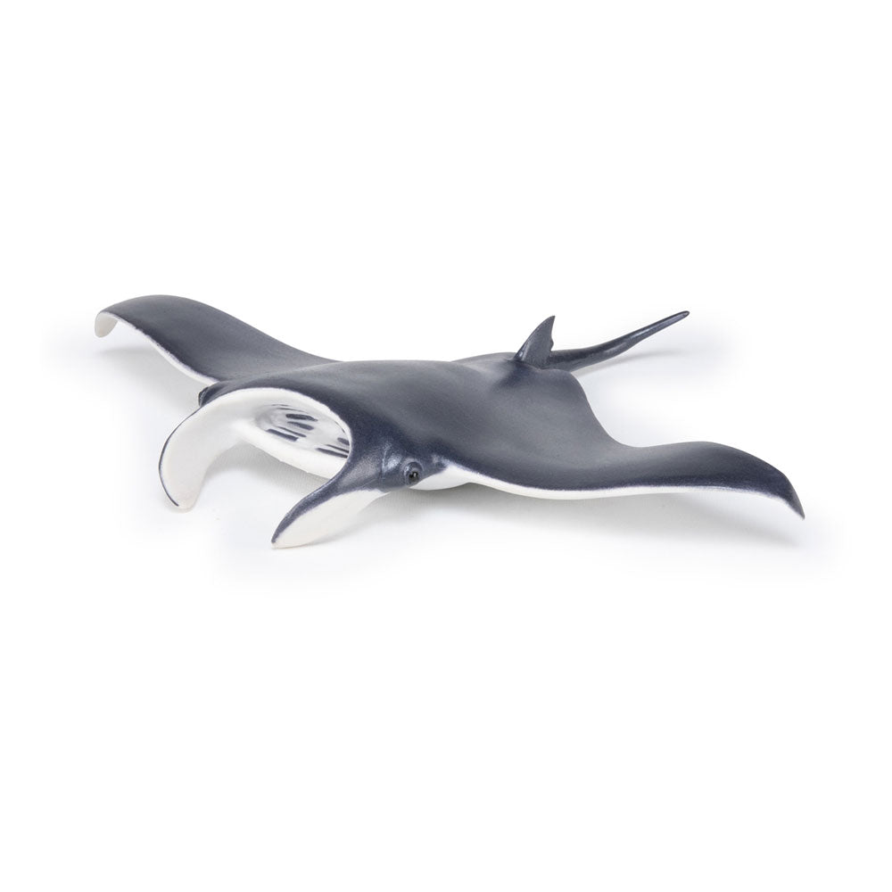 PAPO Marine Life Manta Ray Toy Figure, Grey/White (56006)