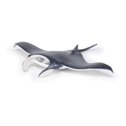 PAPO Marine Life Manta Ray Toy Figure, Grey/White (56006)