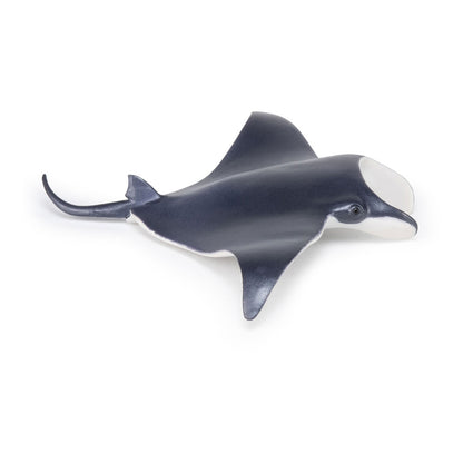 PAPO Marine Life Manta Ray Toy Figure, Grey/White (56006)