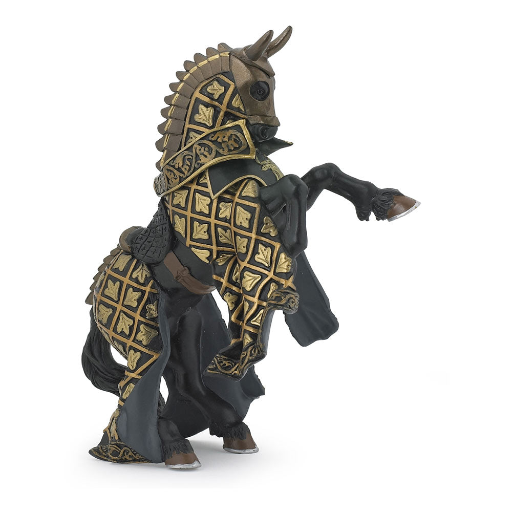 PAPO Fantasy World Horse of Weapon Master Bull Toy Figure, Black/Gold (39918)