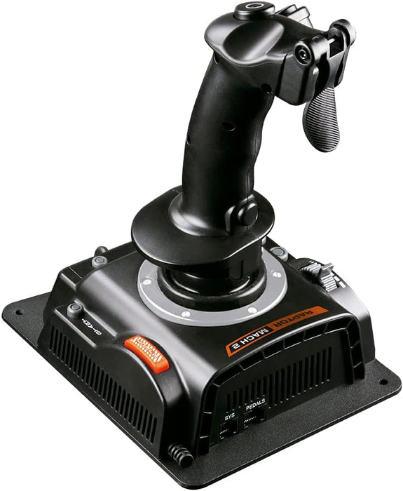 FR-TEC Raptor Mach 2 Flight Joystick with Electromagnetic technology, 2 Functional Modes, 29 Programmable Actions, 8-way Hat Switch For PC - Windows XP/7/8/10