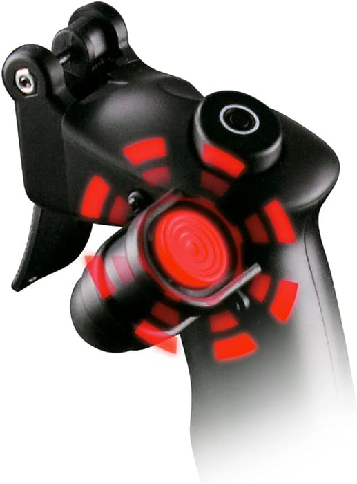 FR-TEC Raptor Mach 2 Flight Joystick with Electromagnetic technology, 2 Functional Modes, 29 Programmable Actions, 8-way Hat Switch For PC - Windows XP/7/8/10
