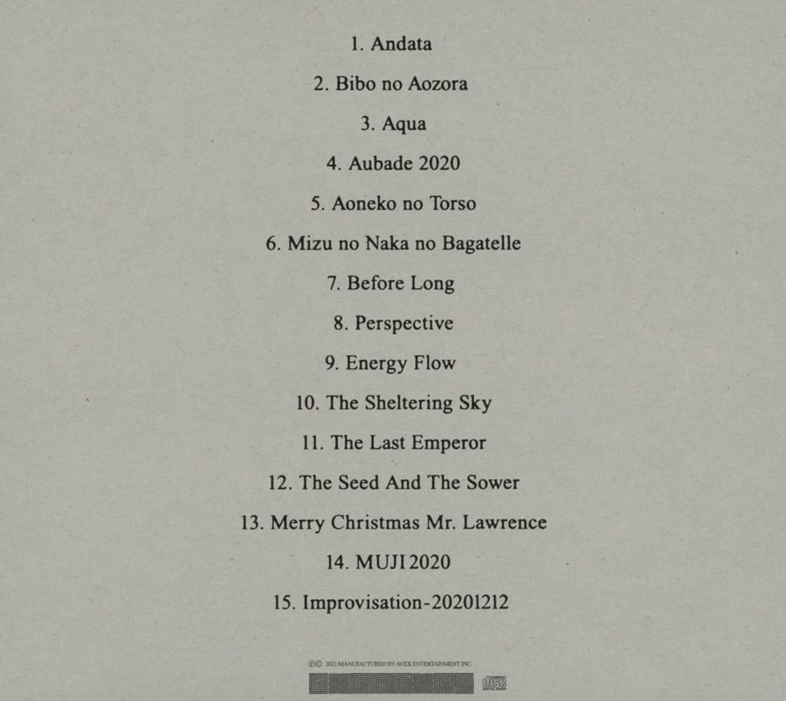 Ryuichi Sakamoto:Playing The Piano 12122020
