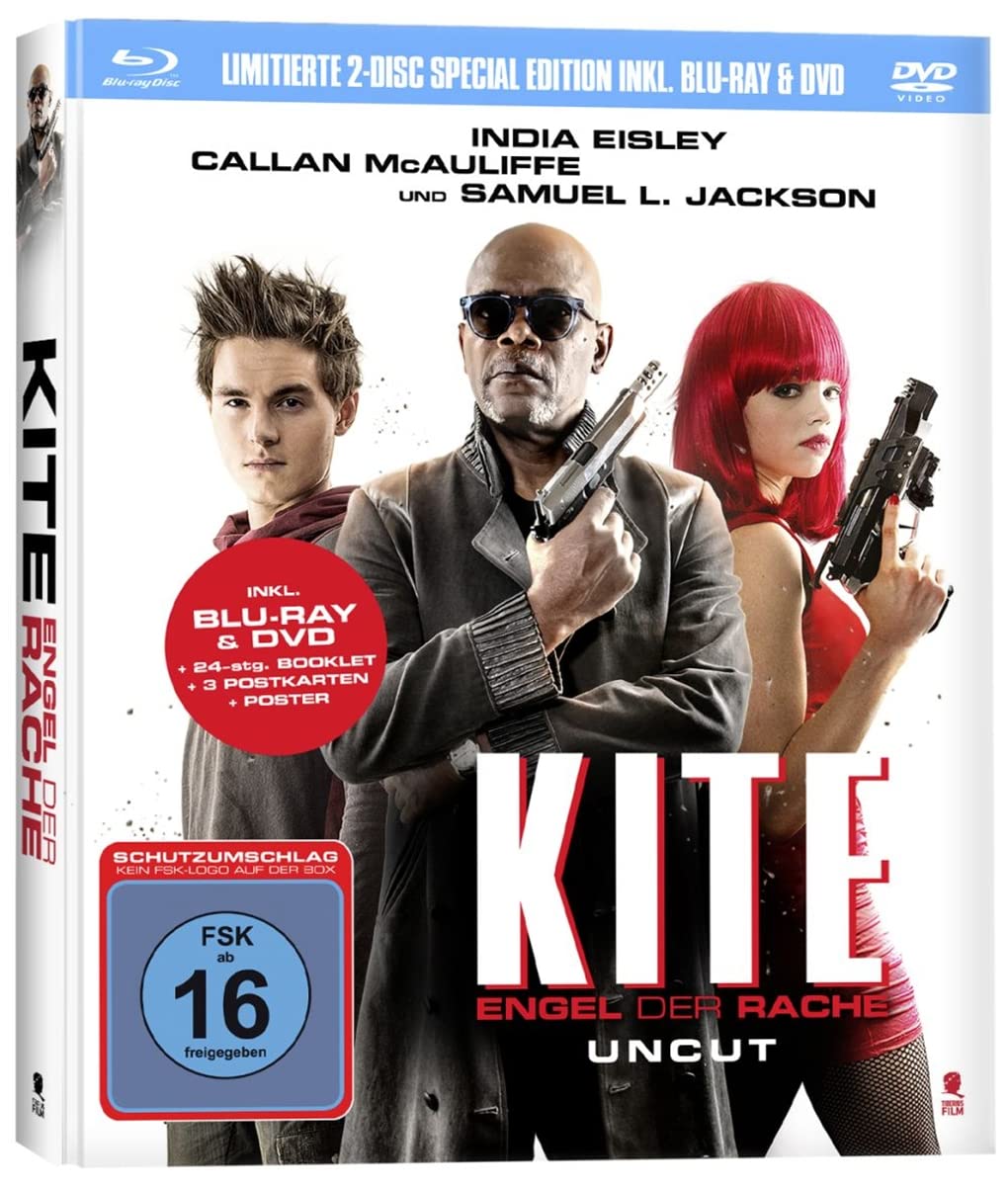 Kite - Engel der Rache Uncut (limitiertes Mediabook mit 24-seitigem Booklet, Fanposter uvm.)