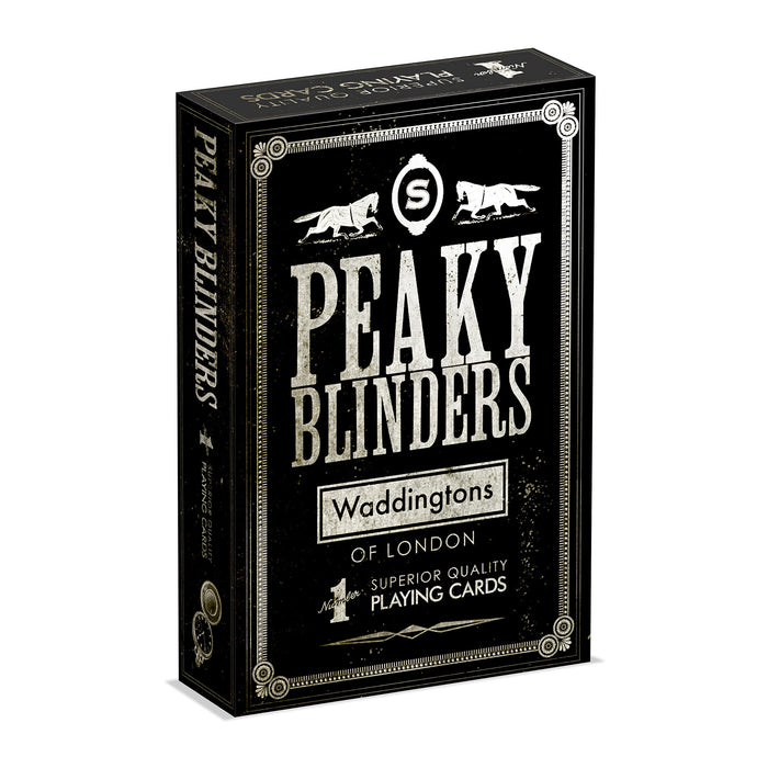 Waddingtons Number 1 Peaky Blinders Playing Card Game, Enter The World of Tommy Shelby and Play with Arthur, Polly, Ada, Lizzie, Michael and Finn, Gift and Toy for Boys, Girls and Adults Aged 6 Plus