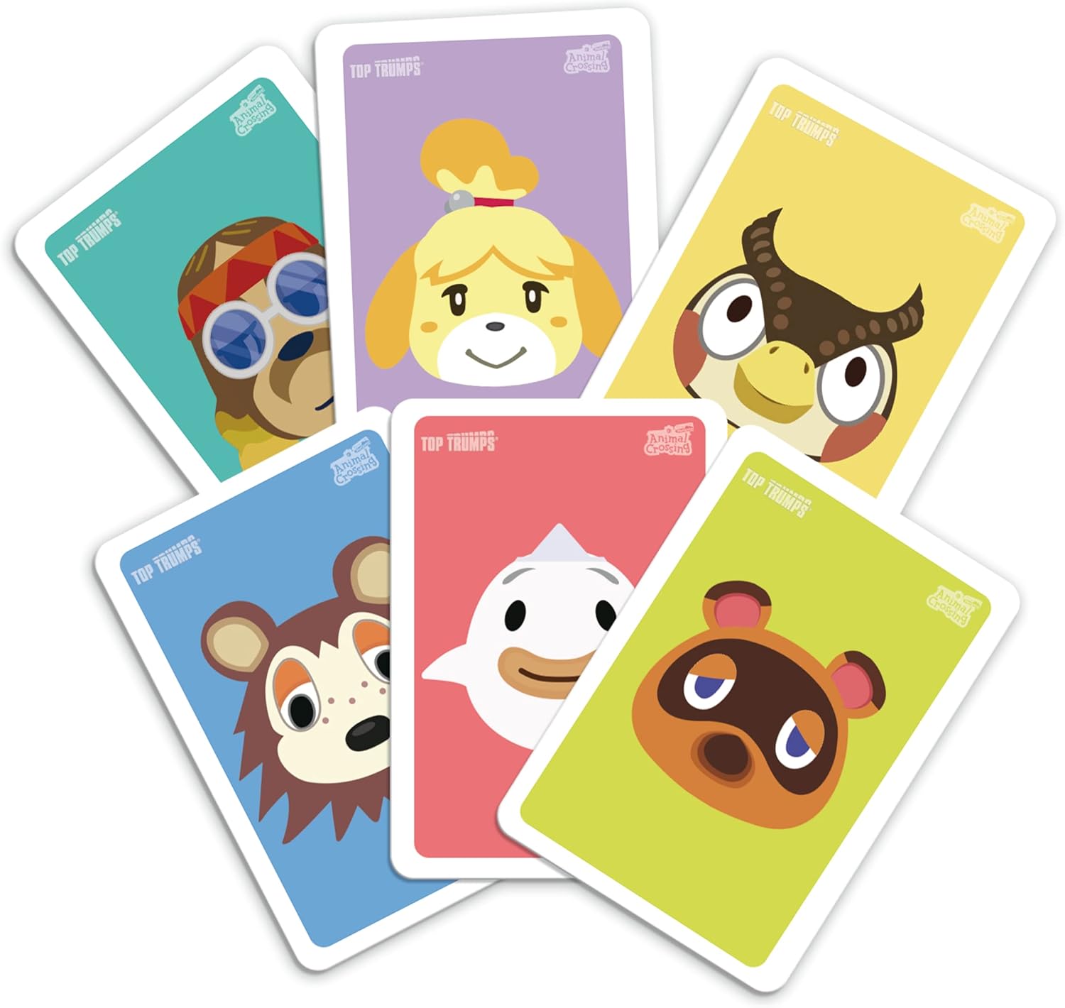 Top Trumps Match Animal Crossing - Juego De Mesa, Juegos Infantiles, Conecta 5 Dados Iguales En Tu Propio Tablero, Juego De Memoria 4 Años, Para 2 Jugadores