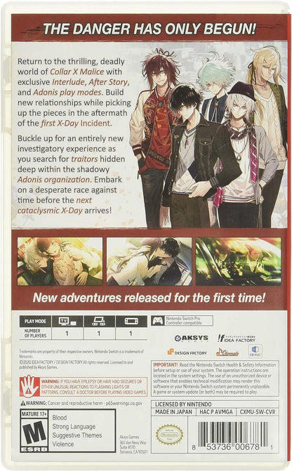 Collar X Malice Unlimited - Nintendo Switch Standard Edition