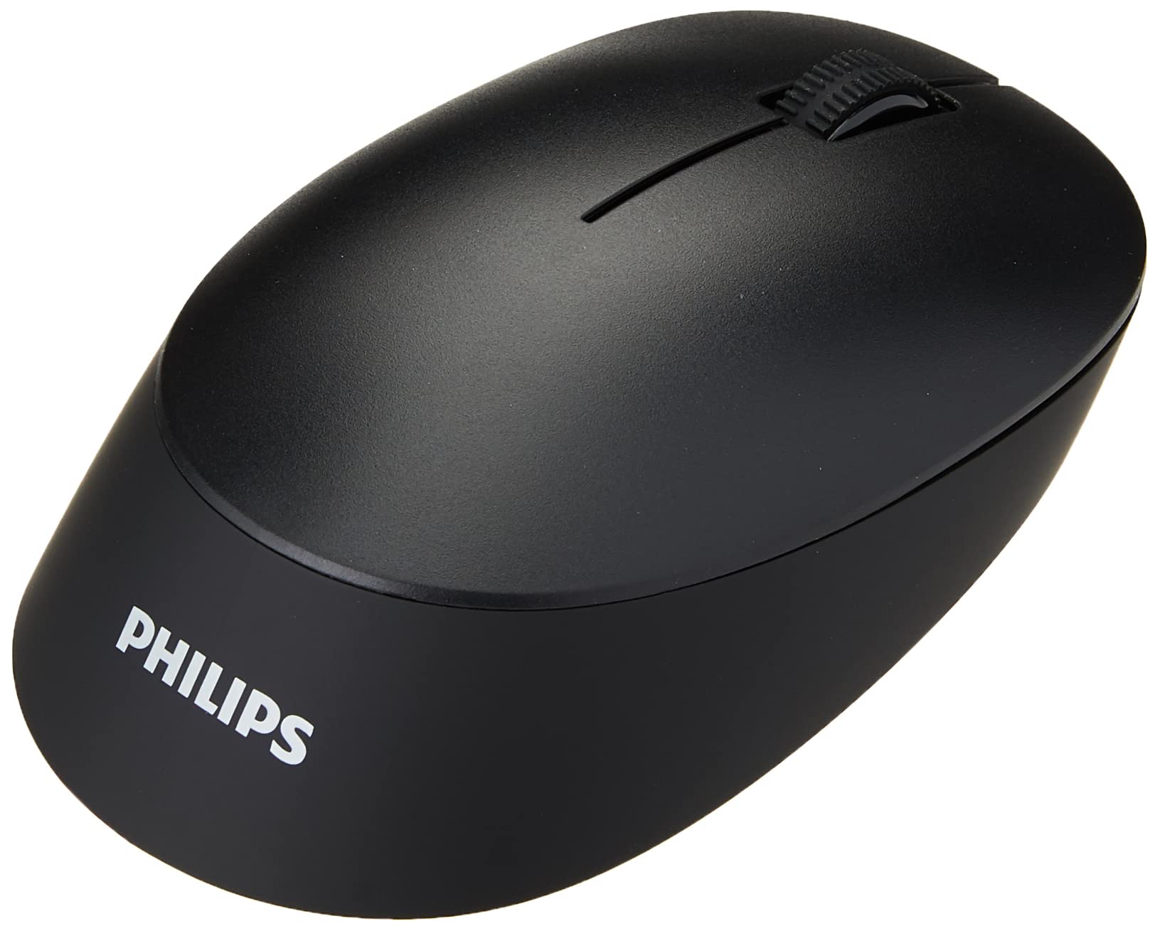 PHILIPS Wireless Mouse SPK7407B - Wireless Connection 2.4GHz + Bluetooth 3.0/5.0, 4 Buttons, 1600 PPP Optical Sensor, Ergonomic for Left and Right Handed