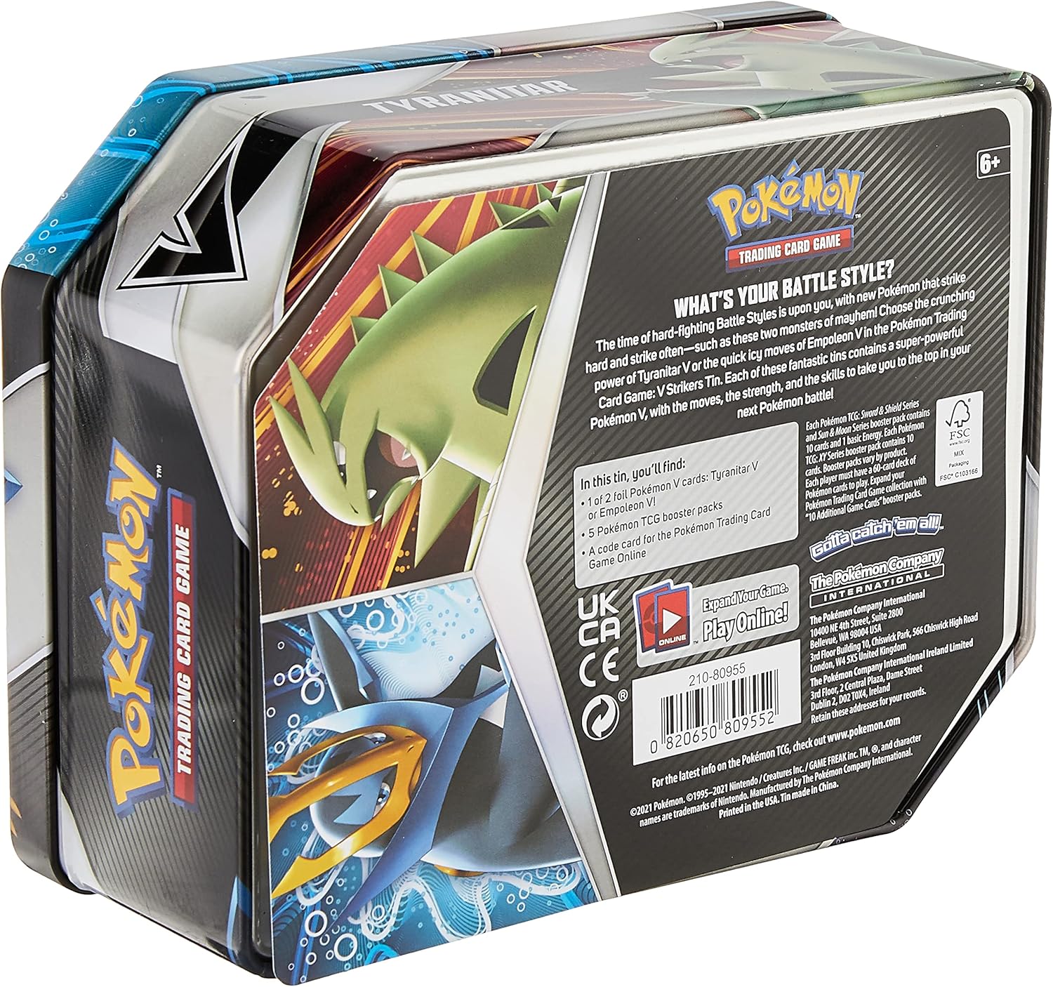 Pokémon TCG: V Strikers Tin
