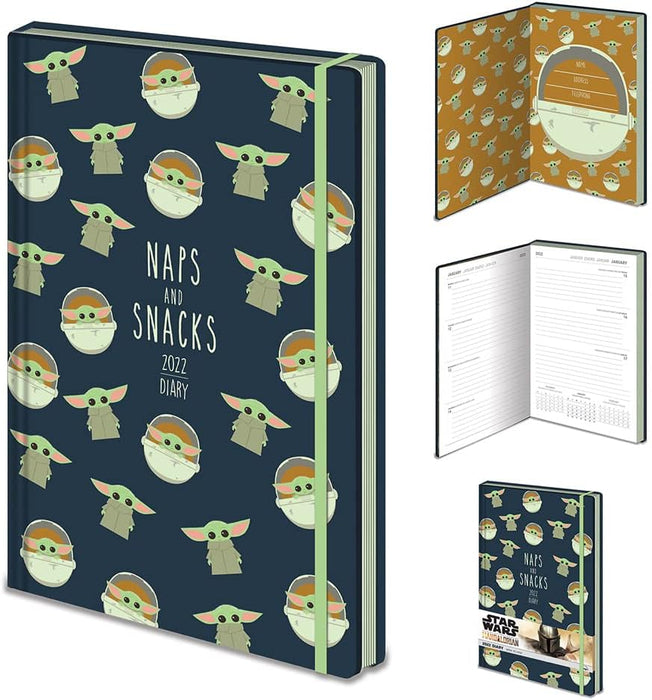 The Present Shop Pyramid International Star Wars The Mandalorian 2022 Diary SR73586, Multi, 19x13cm