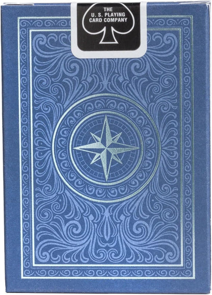 Bicycle Odyssey Playing Cards, 1 Deck, Air Cushion Finish, Professional, Superb Handling & Durability, Black,blue