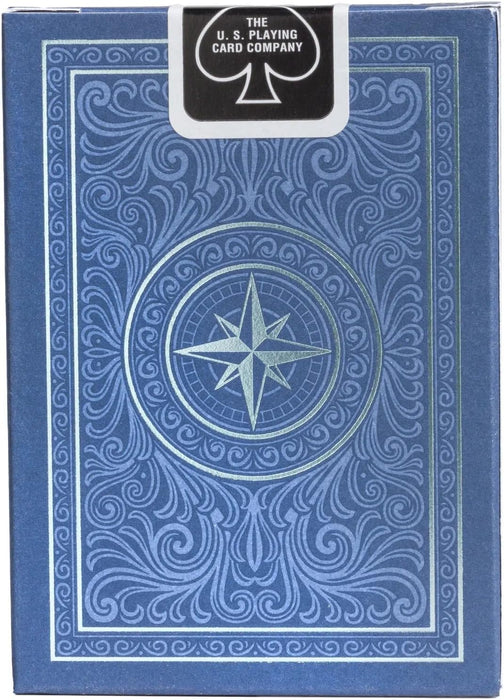 Bicycle Odyssey Playing Cards, 1 Deck, Air Cushion Finish, Professional, Superb Handling & Durability, Black,blue