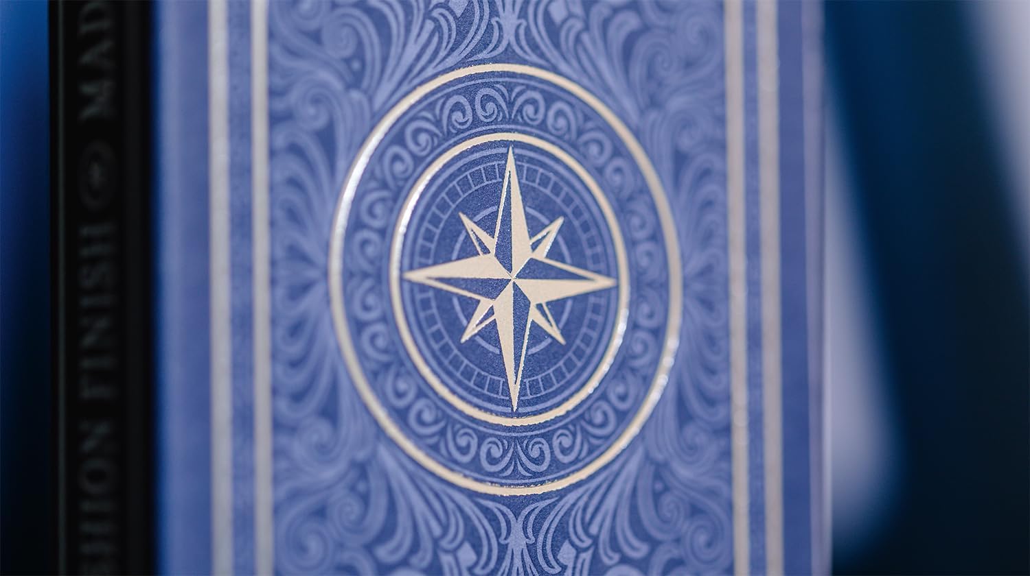 Bicycle Odyssey Playing Cards, 1 Deck, Air Cushion Finish, Professional, Superb Handling & Durability, Black,blue
