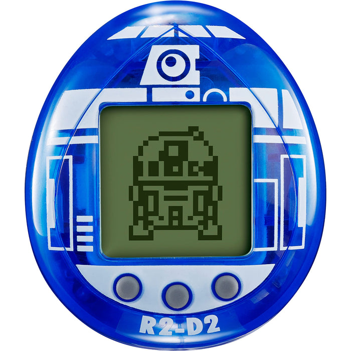 TAMAGOTCHI 88822 Star Wars R2D2 Virtual Pet Droid with Mini-Games, Animated Clips, Extra Modes and Key Chain, Multicolour