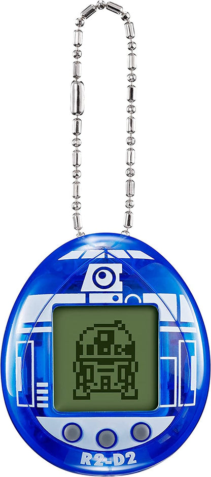 TAMAGOTCHI 88822 Star Wars R2D2 Virtual Pet Droid with Mini-Games, Animated Clips, Extra Modes and Key Chain, Multicolour
