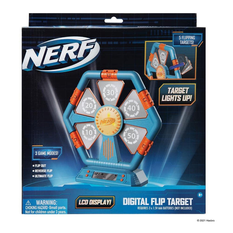 Nerf Jazwares NER0288 Flip, Dynamic Digital Target, Multi Digital Flip Target
