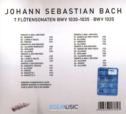 Bach: 7 Flotensonaten Bwv 1030-1035 BWV 1020