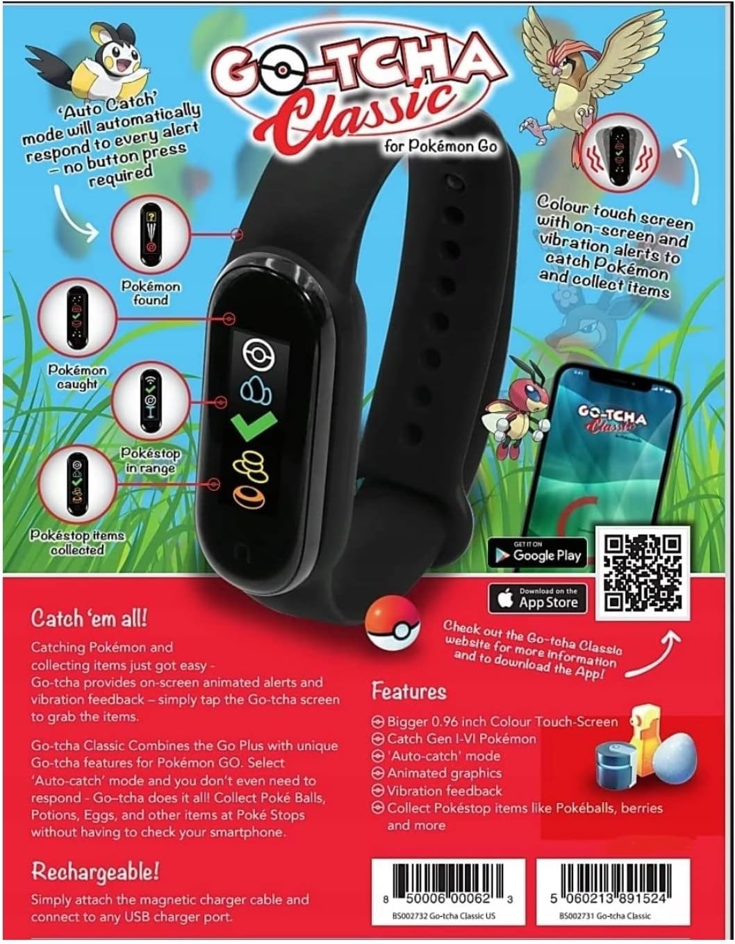 Datel GO-TCHA Classic For Pokemon GO - Iphone/Android (Android