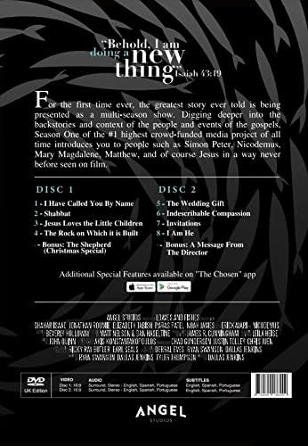 The Chosen Season 1 DVD Box Set [Region 2 suitable for UK DVD players]