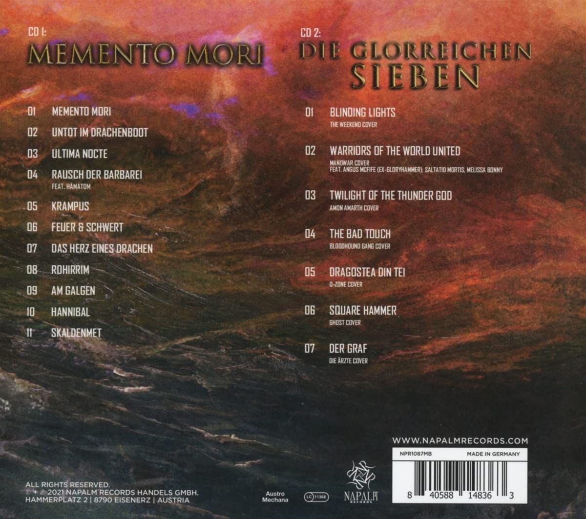Memento Mori (2CD Mediabook