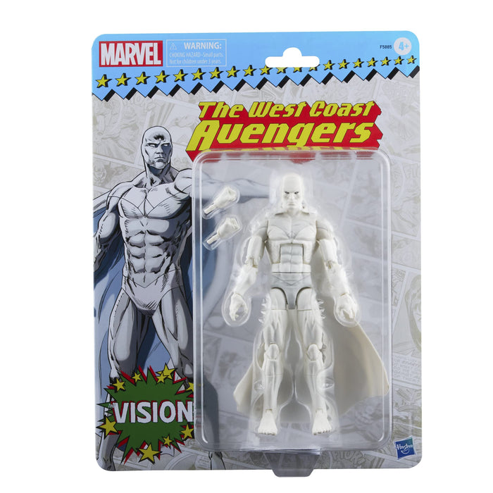 Universo Marvel Hasbro Marvel Legends Series - Vision - Figura Retro de 15 cm, 2 Accesorios (F5885