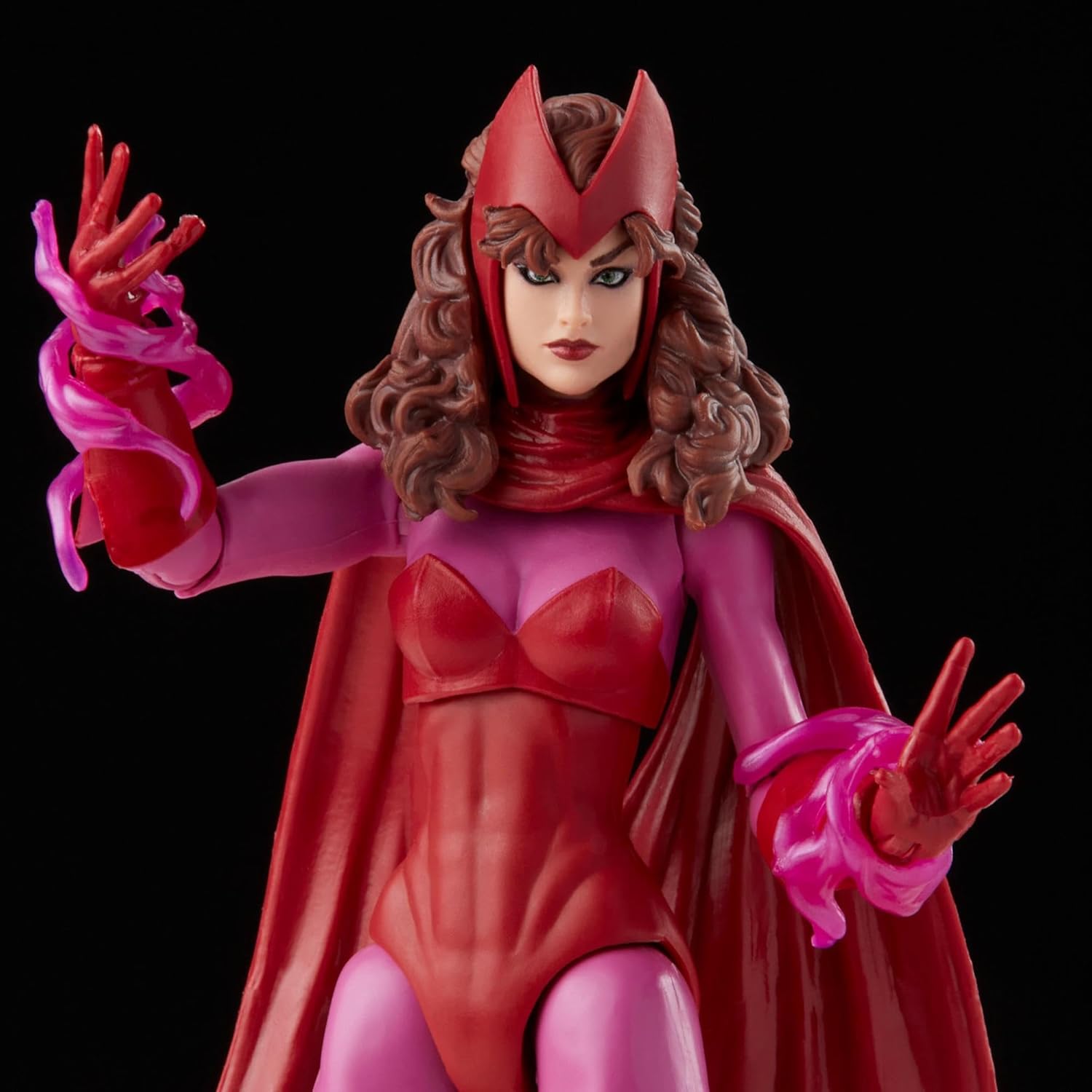 Marvel Legends Series Scarlet Witch 6-inch Retro Packaging Action Figure Toy, 4 Accessories