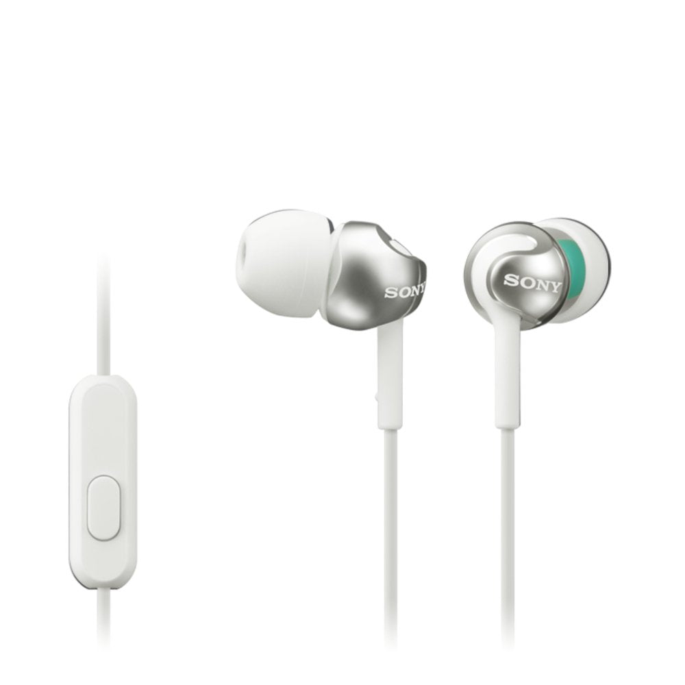 Sony MDREX110APW.CE7 Deep Bass Earphones with Smartphone Control and Mic
