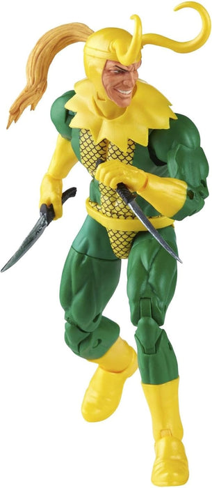 Marvel Hasbro Legends Series - Figura de Loki de 15 cm - En Embalaje Retro, con 3 Accesorios (F5883